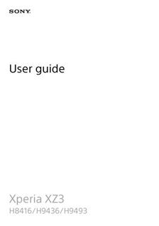 Sony Xperia XZ3 manual. Smartphone Instructions.